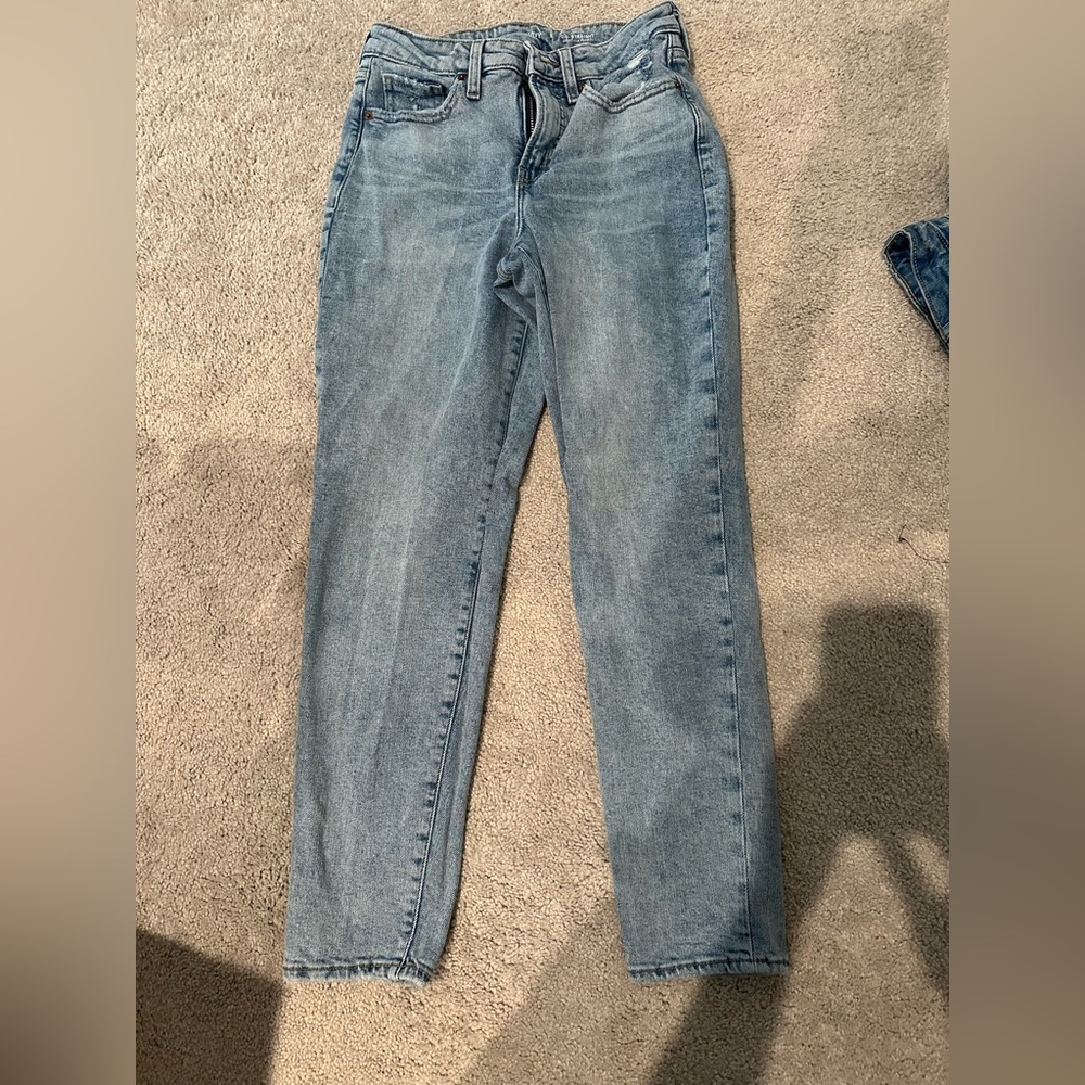 Old Navy High-Rise OG Straight Blue Jeans Size 2